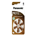 Baterie PANASONIC AZ312/V312/PR312 6ks / blistr