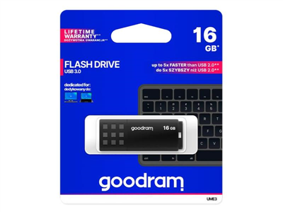 Flash disk GOODRAM USB 3.0 16GB bílo-černý