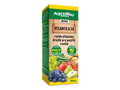 Draslík pro postřik rostlin AGROBIO Inporo Atlante K 20 100ml