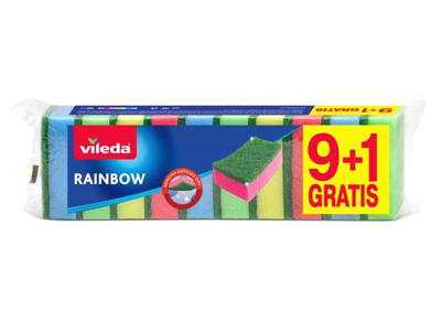 Houbička VILEDA Rainbow 173842 9+1ks