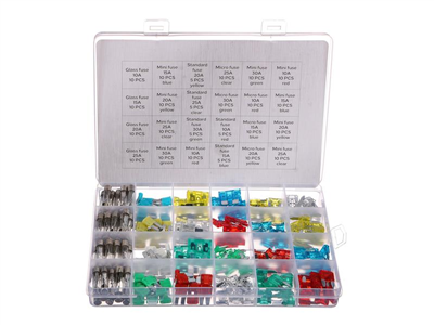Pojistka nožová SIXTOL Mechanic Fuse Set 215 215ks