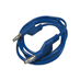 Kabel propojovací 1mm2/ 1m s banánky modrý HADEX N531A