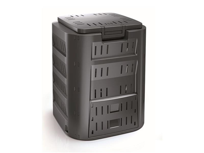 Kompostér zahradní COMPOGREEN 320l černý