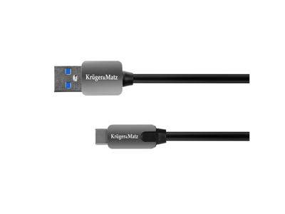 Kabel KRUGER & MATZ KM0347 USB/USB-C 0,5m Black