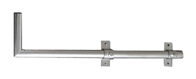 Anténní držák 50cm na balkon-na zeď, trubka 42/2mm, výška 16cm