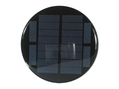 Solární panel mini 5V/200mA, polykrystalický, průměr 110mm