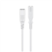 Kabel prodlužovací C7/C8 GOOBAY 97200 2m White