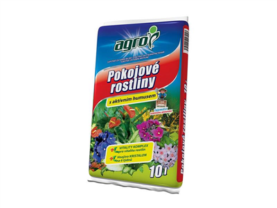 Substrát pro pokojové rostliny AGRO 10l
