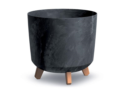 Květináč GRACIA TUBUS BETON EFFECT antracit 29,8cm