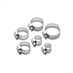 Sada spon na hadici BECKFORD 19-32mm 6ks