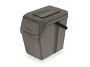 PROSPERPLAST 06436321 Koš odpadkový SORTIBOX II 25l šedý kámen