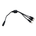 Kabel pro LED pásek rozbočovací - 3x vidlice, zásuvka