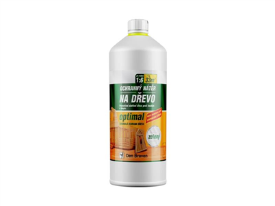 Ochranný nátěr na dřevo DEN BRAVEN Optimal 1kg hnědý