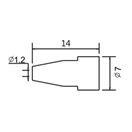 TIPA 06540211 Hrot N5-7/ZD553 pr.1.2mm (ZD-8915)