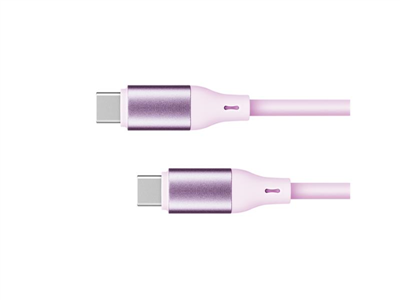 Kabel KRUGER & MATZ KM1269-1P USB-C/USB-C 1m Pink