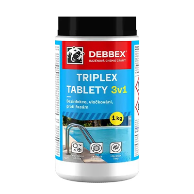 Cranit Triplex tablety – dezinfekce, proti řasám, vločkování 1kg