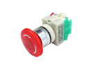 TIPA 02630056 Tlačítko havarijní červené LAY37 6A 250V OFF-ON/ON-OFF