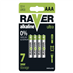 Baterie AAA (R03) alkalická RAVER 4ks