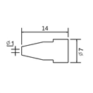 TIPA 06540210 Hrot N5-6/ZD553 pr.1.0mm (ZD-8915)