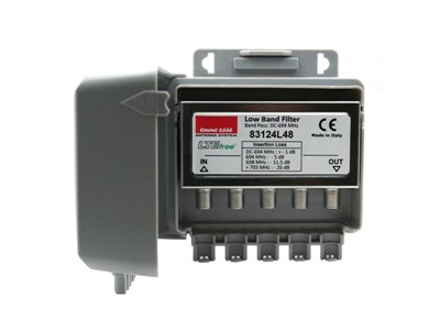 Anténní filtr Emme Esse 83124L48, na stožár, filtr 5G, dolní propust DC až 694MHz