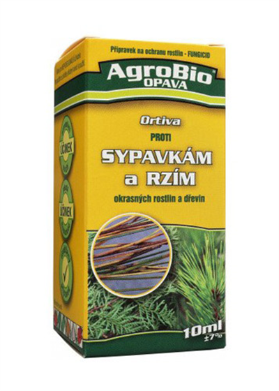 Přípravek proti sypavkám a rzím AGROBIO Ortiva 10ml