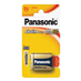 Baterie 6F22 (9V) alkalická PANASONIC Power alk 6LR61 1ks / 