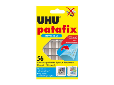 Lepící guma UHU PATAFIX Invisible transparentní