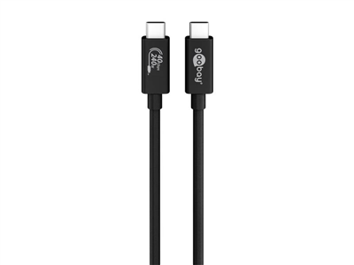 Kabel GOOBAY 61717 USB-C/USB-C 1m Black
