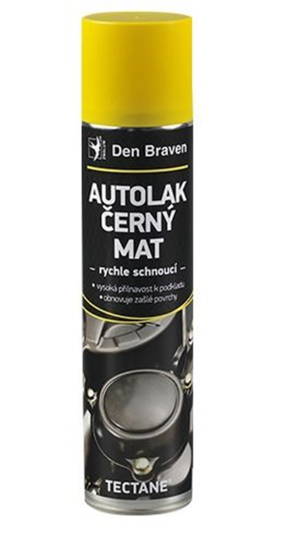 Autolak černý - matný