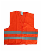MAGG VESTA Výstražná reflexní vesta - oranžová ČSN EN ISO 20471:2013