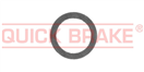 QUICK BRAKE 3218 Podložka, těsnění pod matici, vnitřní průměr 12,3 mm, měděná, pro opravu brzd