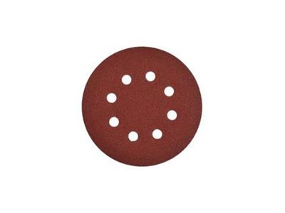 Brusné papírové kotouče, smirek, průměr 125mm, 8 otvorů, různé hrubosti a velikosti balení