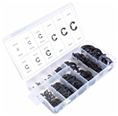 ASTA A-TC502 Pojistné kroužky na hřídele E-KLIP - vnější segrovky, 1.5 - 22 mm, sada 300 ks - ASTA