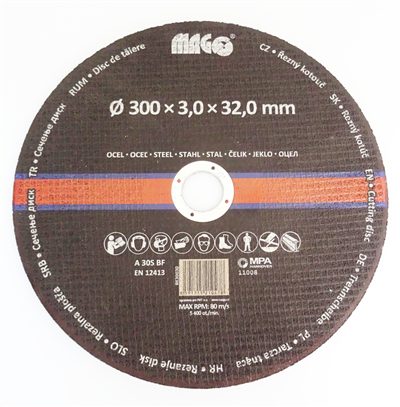 Kotouč řezný na kov 300 x 3,0 x 32,0 mm MAGG
