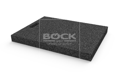 Výplňová podložka 530x470x50 mm, gumová, pro pro čtyřsloupové a nůžkové zvedáky