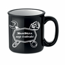 MDtools MDMRCH-2 Hrníček MojeDílna moje království, černý, 240 ml