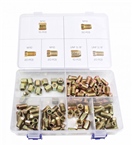 ASTA A-TC543 Brzdová šroubení - holendry na brzdové vedení, různé rozměry, 135 ks - ASTA