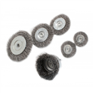 Satra S-6SBS Sada vlnitých ocelových kartáčů, různé průměry, 6 ks - SATRA