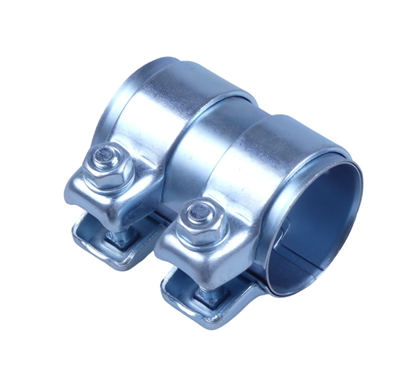 Spona výfuku, dvojitá trubková, průměr 55 mm