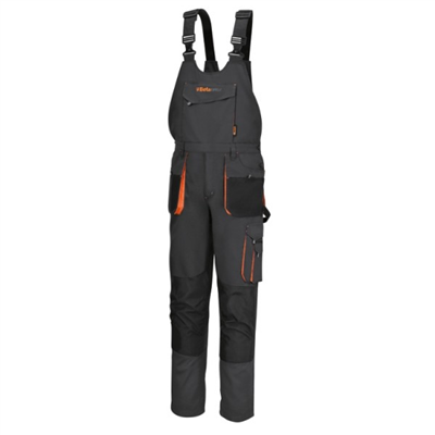 Pracovní kalhoty s laclem Beta Easy 7903G, šedé, různé velikosti