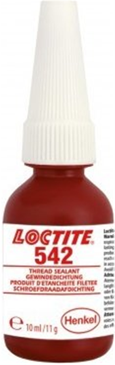 Lepidlo do závitů, pro hydraulické systémy, středněpevnostní, 10 ml - Loctite 542