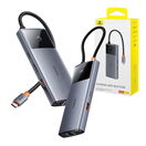 Baseus B00061802813-00 Rozbočovač 6v1 Baseus Metal Gleam 2 Series, USB-C na 2xUSB 3.0 +USB-C + HDMI + USB-C PD + Ethernet RJ45