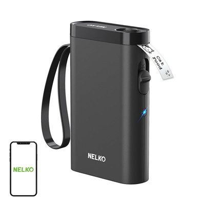 Nelko P21 thermal label printer (black)