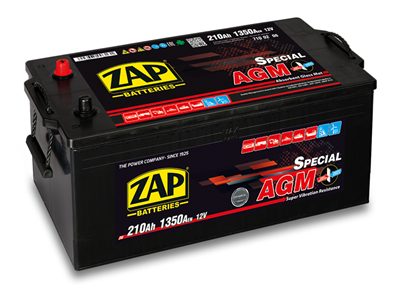 TRUCK AGM 220Ah 12V 1200A 518x264x215/243