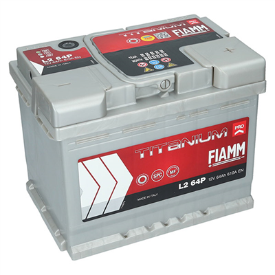 Fiamm Titanium PRO 12V, 64Ah 610A L2 64P 242x175x190