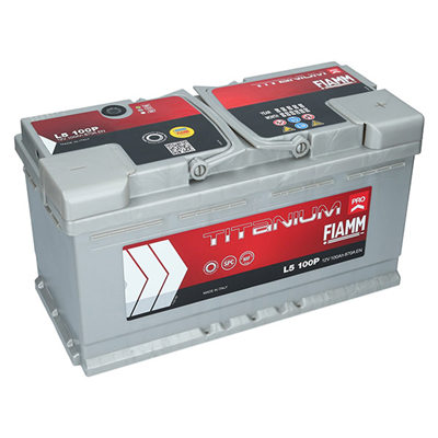 Fiamm Titanium PRO 12V, 100Ah 870A L5 100P 353x175x190