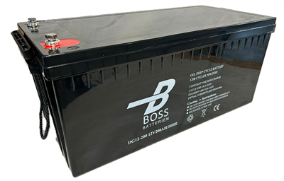 BOSS Deep Cycle GEL 12V 200Ah 522x240x219/224 M8 1200 cyklů