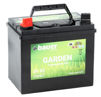 Garden U1 12V 30Ah 330A 196x128x184 Levá