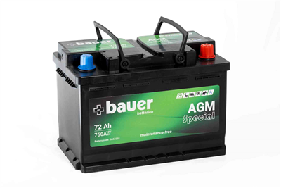 AGM 72Ah 12V 760A 275x175x190