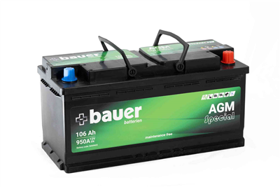 AGM 106Ah 12V 950A 392x175x190